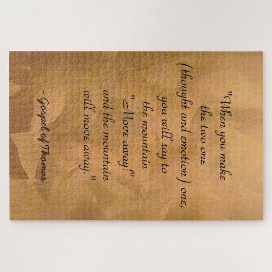 Puzzle Comment Prier Évangile De Thomas (Horizontal)