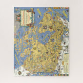 Puzzle Compagnie de la Baie d'Hudson - Carte du Canada (Vertical)