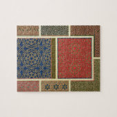 Puzzle Compartiments et frontières en bois, 'd'art arabe (Horizontal)