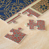 Puzzle Compartiments et frontières en bois, 'd'art arabe (Côté)