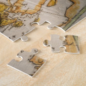 Puzzle Compas antique sur la carte (Côté)