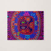 Puzzle Compas Mola indienne de Kuna (Horizontal)