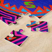 Puzzle Compas Mola indienne de Kuna (Côté)