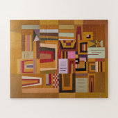 Puzzle Compensation, Art géométrique inspiré de Kandinsky (Horizontal)