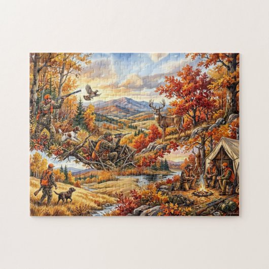 Puzzle Compilation de chasse automnale (Horizontal)