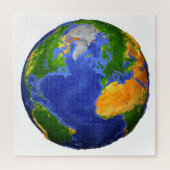 Puzzle Complétez La Terre Avec Des Données Topographiques (Vertical)