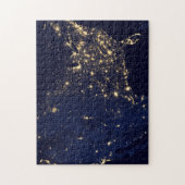 Puzzle Composite Infrarouge Par Satellite De La NASA Des  (Vertical)