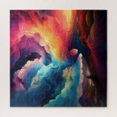 Puzzle Composition Abstraite d'une Tempête de Couleur Par (Vertical)