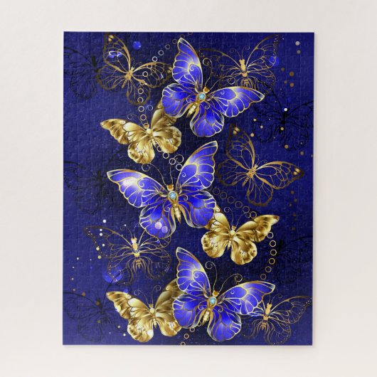 Puzzle Composition avec papillons Sapphire (Vertical)