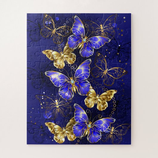 Puzzle Composition avec papillons Sapphire (Vertical)