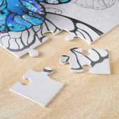 Puzzle Composition des White and Blue Butterflies (Côté)