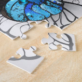 Puzzle Composition des White and Blue Butterflies (Côté)