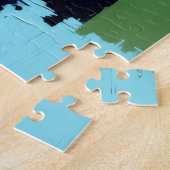 Puzzle Composition d'œuvre d'art abstrait (Côté)