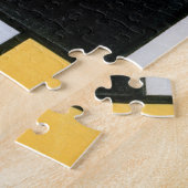 Puzzle Composition Rouge, Jaune, Bleu, Noir, Mondrique (Côté)