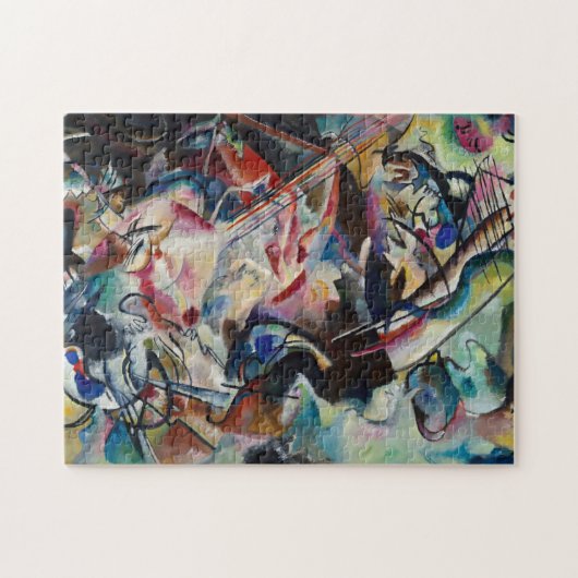 Puzzle Composition VI, 1913 par Wassily Kandinsky (Horizontal)