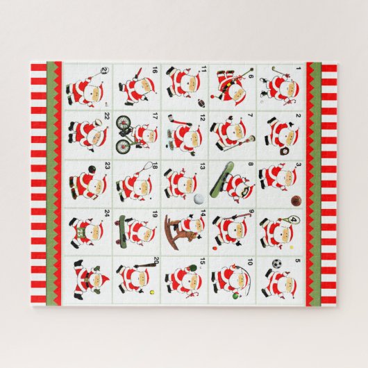 Puzzle Compte à rebours de Noël (Horizontal)
