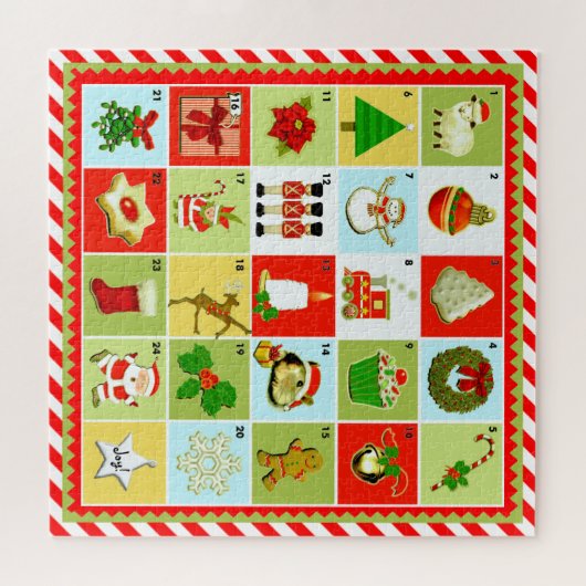 Puzzle Compte à rebours de Noël (Horizontal)