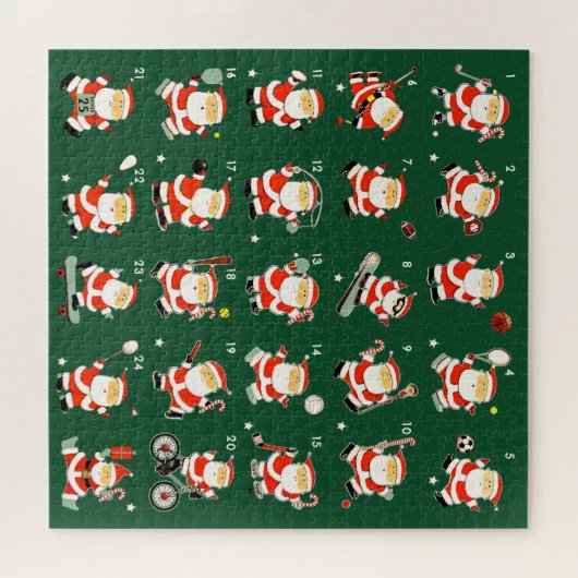 Puzzle Compte à rebours de Noël (Horizontal)