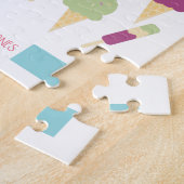 Puzzle Compter avec des glaces et des maisons de crème gl (Côté)