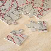 Puzzle Comtés de Sonoma, Marin, Lake et Napa (Côté)