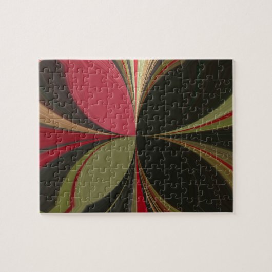 Puzzle Conception abstraite avec lignes de flux Imprimer (Horizontal)