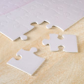 Puzzle Conception Abstraite de fractal rose pâle moderne (Côté)