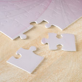 Puzzle Conception Abstraite de fractal rose pâle moderne (Côté)