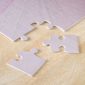 Puzzle Conception Abstraite de fractal rose pâle moderne (Côté)