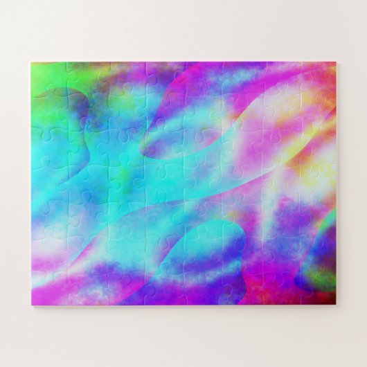 Puzzle Conception Abstraite de la bande de flux arc-en-ci (Horizontal)