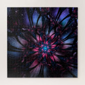 Puzzle Conception Abstraite des fleurs fractales. (Horizontal)