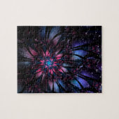 Puzzle Conception Abstraite des fleurs fractales. (Horizontal)