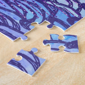 Puzzle Conception abstraite violette (Côté)