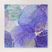 Puzzle Conception abstraite violette (Horizontal)