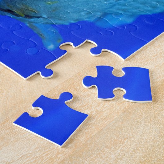 Puzzle Conception bleue du poisson-brousse (Côté)