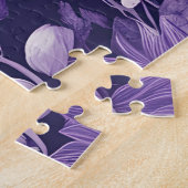Puzzle Conception botanique élégante Purple Dream (Côté)