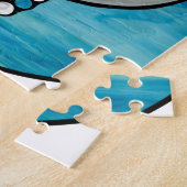 Puzzle Conception d'art en verre souillé de baleine (Côté)