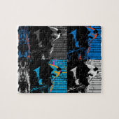Puzzle Conception d'art moderne multi-panneaux d'ours Pan (Horizontal)