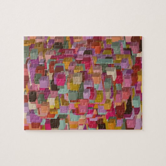 Puzzle Conception De Blocage Et De Bande Rectangle En Mul (Horizontal)