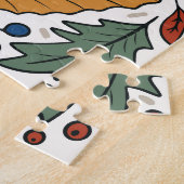 Puzzle Conception de Carré feuille couleur automne (Côté)