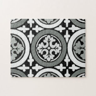 Puzzle Conception de carreaux de mosaïque de style Renais
