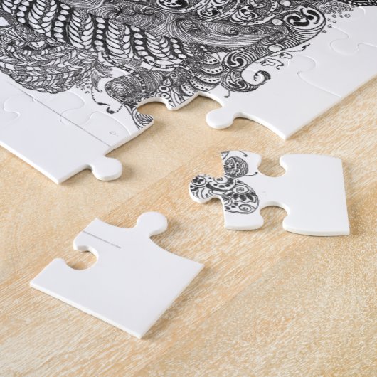 Puzzle Conception de chat de Cheshire (Côté)