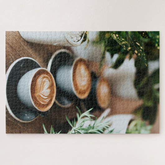 Puzzle Conception de chat de programmeur amateur de café  (Horizontal)