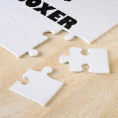 Puzzle conception de chien de boxeur (Côté)