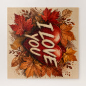 Puzzle Conception de cœur Je T'Aime (Horizontal)