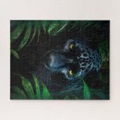 Puzzle Conception de faune de jungle de panthère noire my (Horizontal)