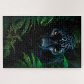 Puzzle Conception de faune de jungle de panthère noire my (Horizontal)