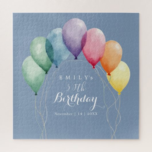 Puzzle Conception de fête d'anniversaire en typographie m (Vertical)