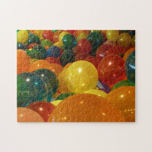 Puzzle Conception de fête de ballons colorés (Horizontal)