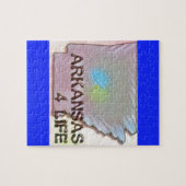 Puzzle Conception de fierté de carte d'état "de la vie de (Horizontal)