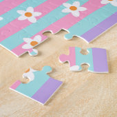 Puzzle Conception de fleurs vibrantes en fleurs (Côté)